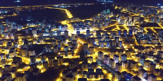 'Enerji kenti' 14 milyon konutu aydnlatyor