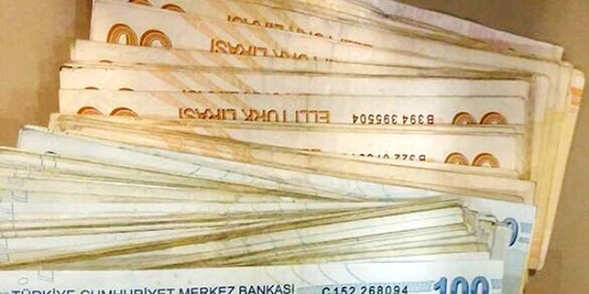 Süpermarkette 13 bin lira düşüren müşteriyi polis buldu
