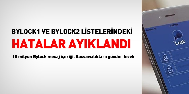 ByLock'taki hatalar ayıklandı, listeler birleştirildi. 18 milyon mesaj içeriği Savcılıklara gönderiliyor