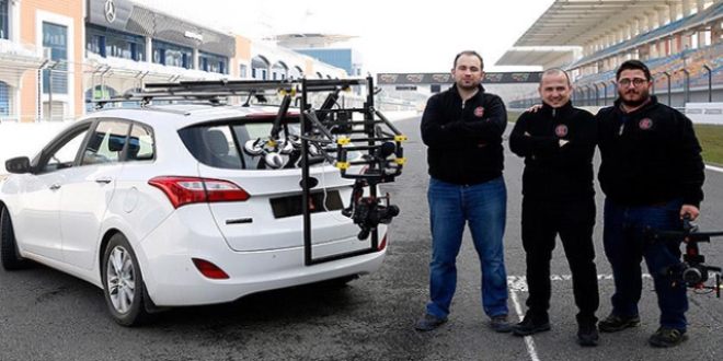Üç kardeşten yerli üretim 'Gimbal'