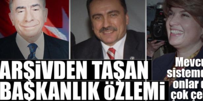 'Geçmiş bütün liderler sistem değişikliğini dile getirmişti'