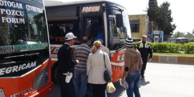 Mersin'de toplu taşımaya sivil denetim