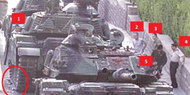 Delilleri tankla ezip yakmışlar