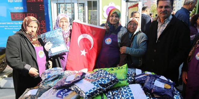 Kadın üreticilerden Mehmetçik'e moral desteği