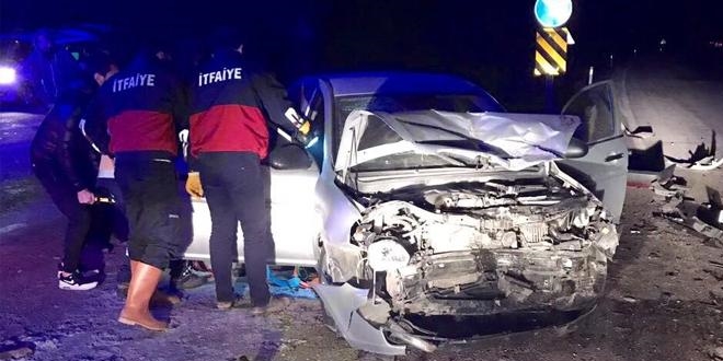 Çorum'daki kazada 5 kadın öğretmen yaralandı