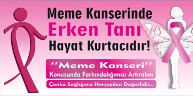 'Her 3 dakikada bir kadna meme kanseri tehisi konuyor'