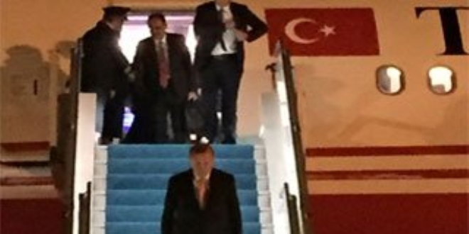 Cumhurbakan Erdoan yurda dnd