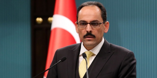 İbrahim Kalın: En sert tepkiyi Avrupa Birliği göstermeli