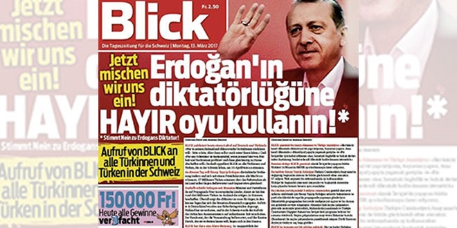 Avrupa'daki gazeteler hayır propagandasına başladı