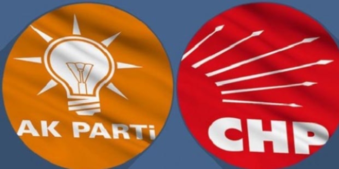 CHP'den istifa eden 40 kii AK Parti'ye ye oldu