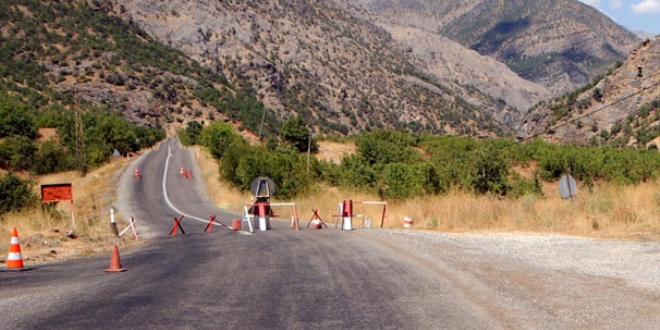 Tunceli-Ovacık Karayolu ulaşıma kapatıldı