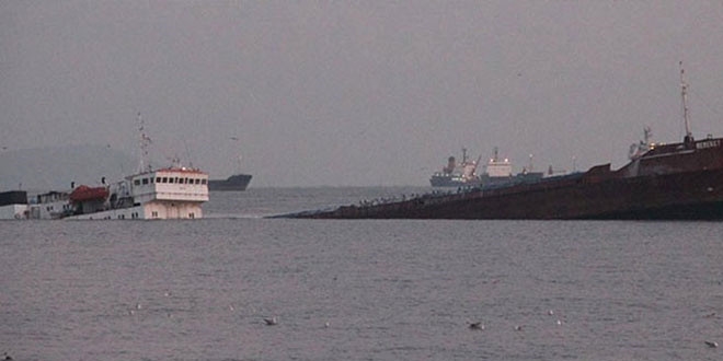 Libya aklarnda Trk gemisi batt