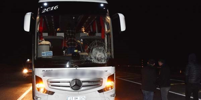 Yolcu otobüsünün çarptığı yaya öldü