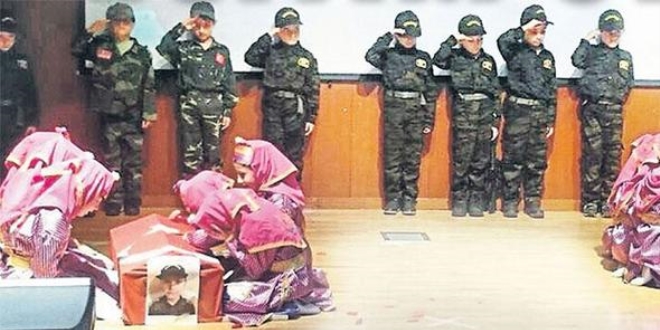 Okulda tepki çeken gösteri
