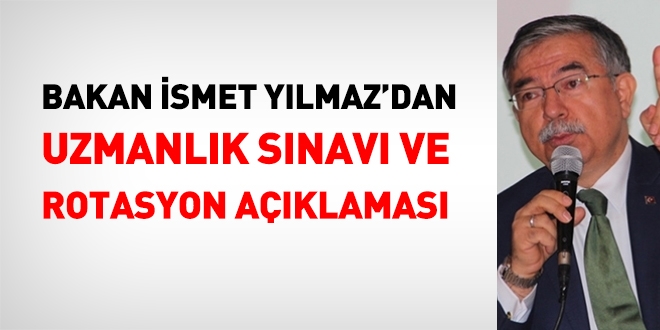 MEB'den, uzmanlık sınavı ve rotasyon açıklaması