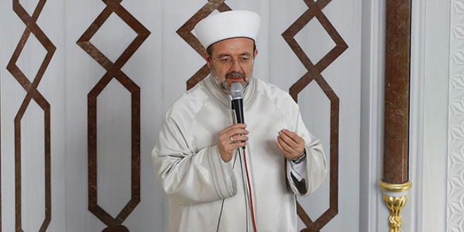 Diyanet İşleri Başkanı Görmez'den cuma hutbesi