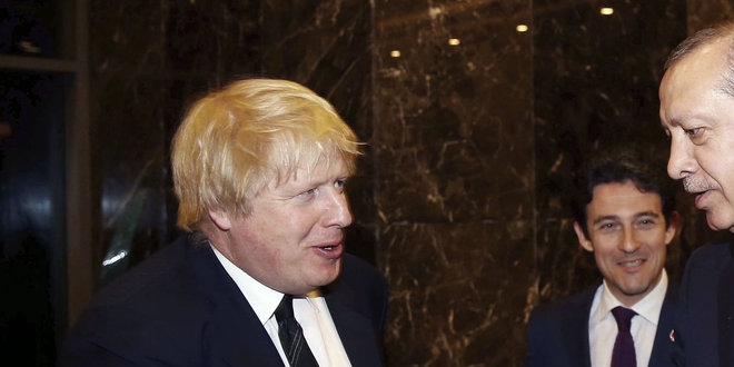 Cumhurbaşkanı Erdoğan, İngiliz Bakan Johnson'u kabul etti