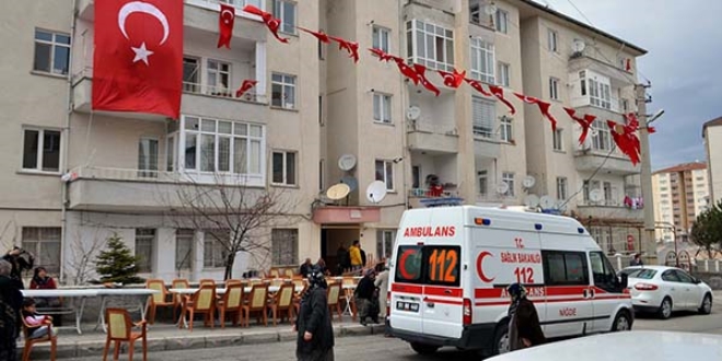 Şehit astsubayın babaevine acı haber ulaştı