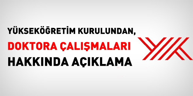 YÖK'ten 'post-doktora' açıklaması