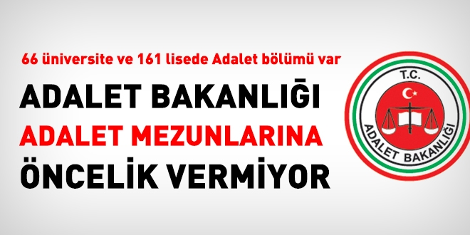 Adalet mezunları, öncelik hakkının uygulanmasını talep ediyor