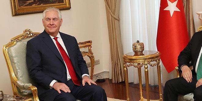 Yıldırım ile Tillerson DEAŞ ve FETÖ'yü görüştü
