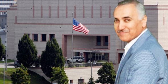 ABD Başkonsolosluğu önünde Adil Öksüz protestosu