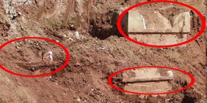 İnşaat kazısında çıktı, çalışmalar durduruldu
