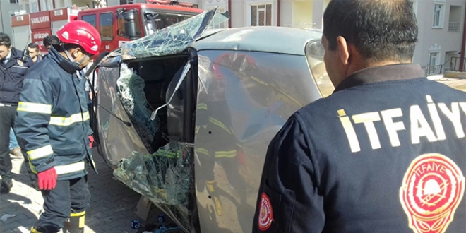Kastamonu'da otomobil arampole devrildi: 6 yaral
