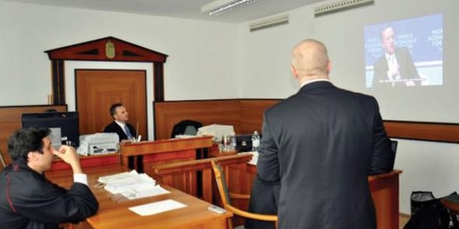 Mahkeme'de 'Erdoğan' videosu izletti