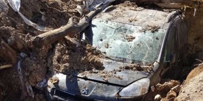 Bombalı eylemde kullanılacak olan araç gömülü halde bulundu