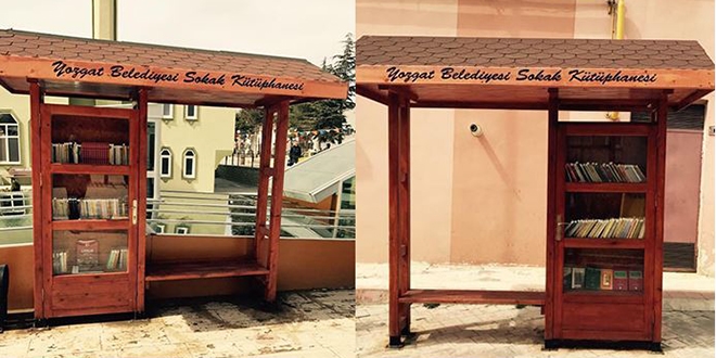 Yozgat'ta 'sokak kütüphaneleri' oluşturuldu