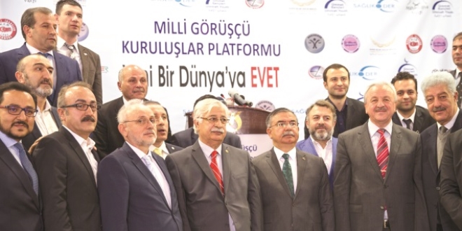 Milli Görüşçü Kuruluşlar Platformu 'evet' dedi