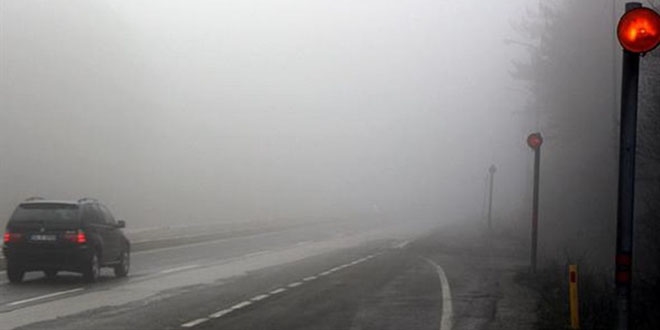 Kastamonu'da sis ulaşımı etkiliyor