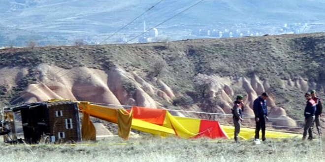 Balon kazası ile ilgili kadın yolcu pilot ile tartışmış