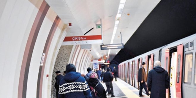 skdar-Sancaktepe Metro Hatt'nda test srleri balad