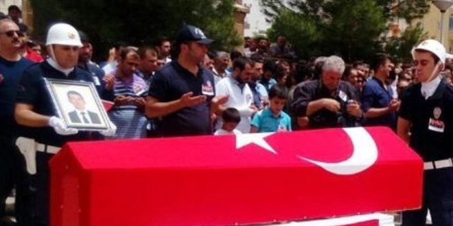 Polis memuru, Kırıkkale'de son yolculuğuna uğurlandı