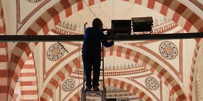 Selimiye Camisi'ne bilgisayarlı kontrol