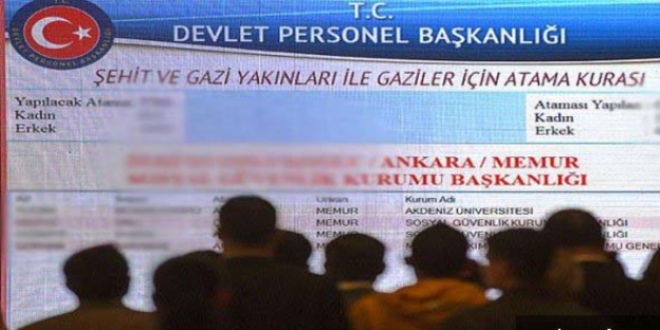 293 şehit, gazi yakını ve gazilerin atama kurası gerçekleşti