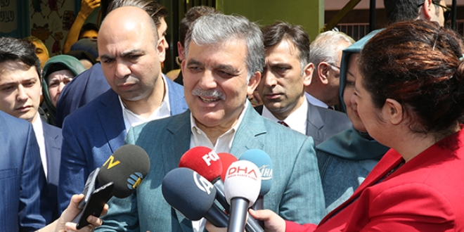 Abdullah Gül'den referandum yorumu