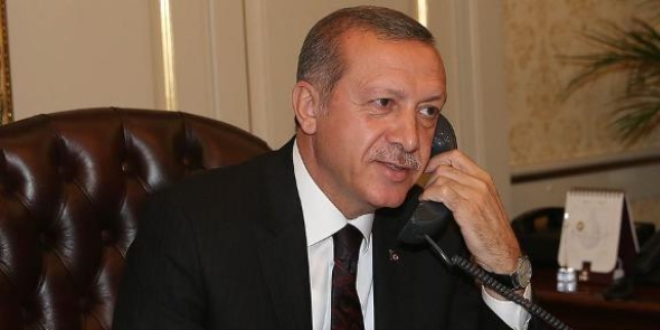 Erdoan'dan Kskl'daki vatandalara telefonla teekkr