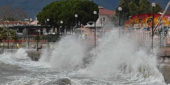 Meteoroloji'den Kuzey Ege için kuvvetli lodos uyarısı