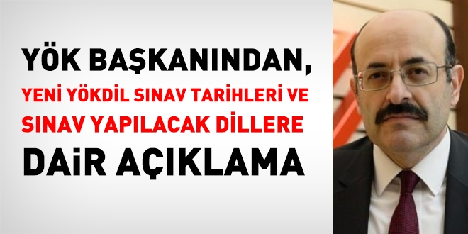 YÖKDİL sınavı 4 dilde yapılacak