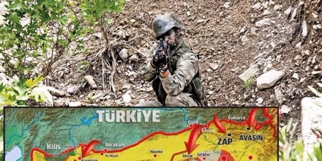 Sınır ötesi operasyonu! Temizlik için düğmeye basıldı