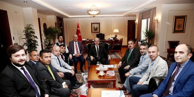 Kurtulmuş, AYD Yönetim Kurulu üyelerini kabul etti