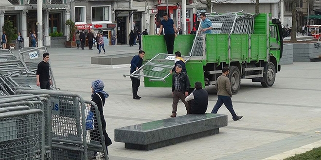 Taksim'de '1 Mayıs' önlemleri