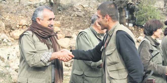 PKK elebaşısı, hendekçi teröristi böyle uğurlamış