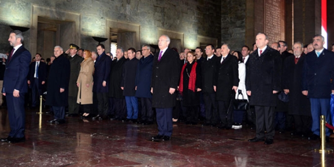 Bahçeli fotoğrafa girmedi