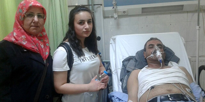 Kalp krizi geçiren yolcuyu hastaneye otobüsle yetiştirdi
