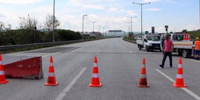 Bolu'da TEM'in İstanbul yönü 20 gün ulaşıma kapalı