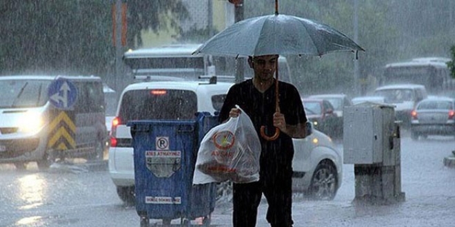 Meteorolojiden 6 ile sağanak yağış uyarısı